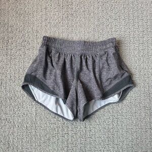 Lululemon Hotty Hot Low-Rise Lined Gray Athletic Shorts 2.5”